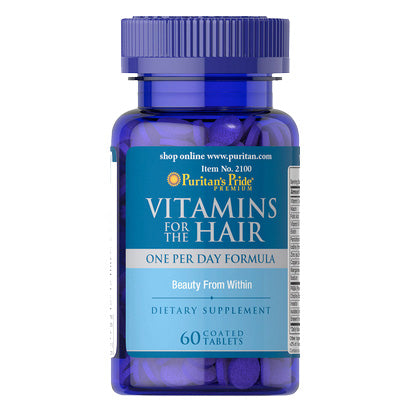 Puritans pride Hair Vitamins 頭髮營養補充 60 Tablets 兩個月用量 防掉髮 頭皮養護 商品圖片