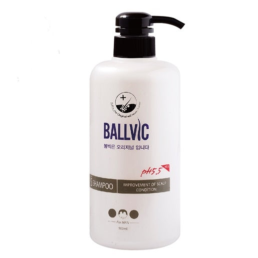 韓國BALLVIC S-Shampoo 經典配方 抑制雄性脫髮洗髮水 500ml 清除DHT 熱銷千支