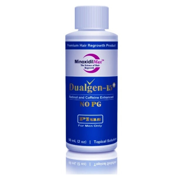 加強版 Dualgen 15% Minoxidil 強力生髮水*含杜鵑花酸* MinoxidilMax 出品 (不含丙二醇 超低過敏配方) 含Finasteride