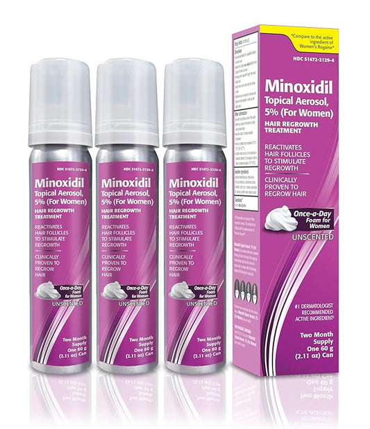 Taro 5% Minoxidil Topical Aerosol Foam 女仕生髮噴霧 60ml 3支裝