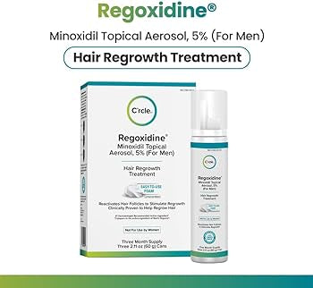 泡沫裝Regoxidine 5% Foam (5% Minoxidil) 3瓶/60ml 3個月用量 生髮水 日常護理 頭皮養護 商品圖片