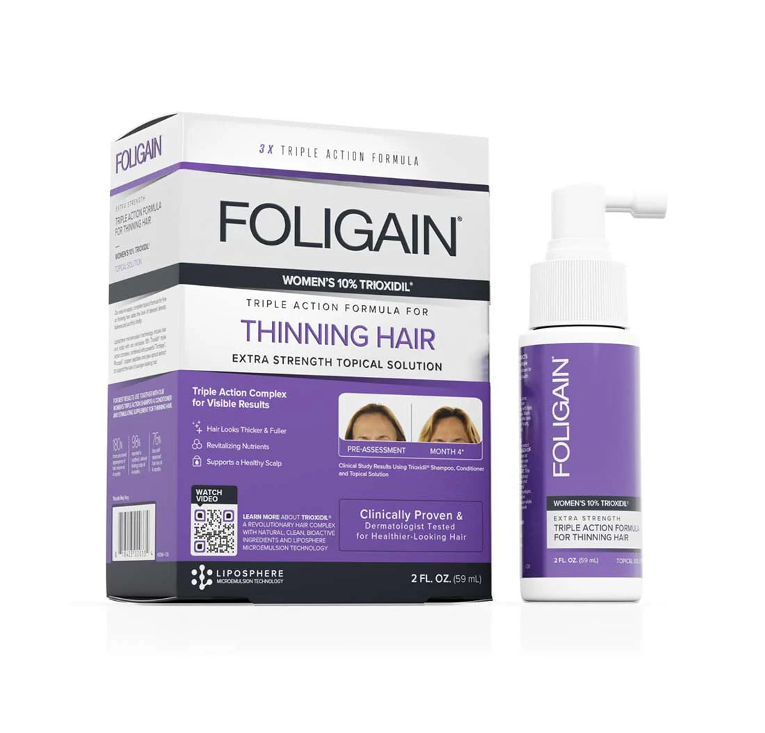 專有配方女仕專用FOLIGAIN  10%Trioxidil  重髮再生高效生髮噴霧 59ml 2 FL OZ （一個月用量）