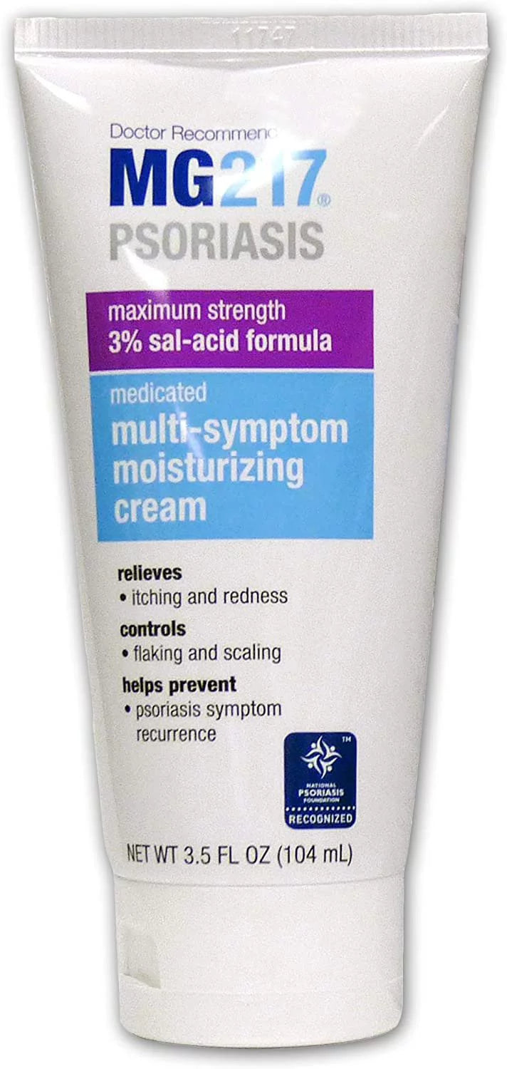 MG217 Psoriasis Medicated Multi-Symptom Cream 含3%水楊酸乳霜 專治銀屑病（牛皮癬）、脂溢型皮炎 此款不適用於頭皮或臉部